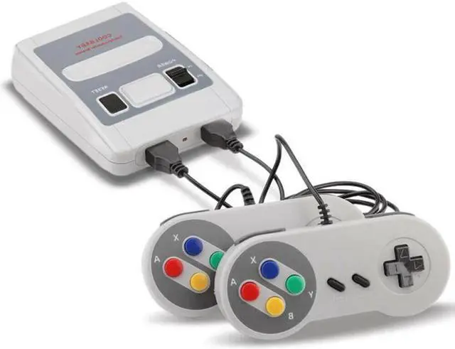 Alt view image 3 of 5 - 620 Games In 1 Mini Classic Game Console For SFC Retro TV Gamepads For Super Nintendo With 2 Controllers
