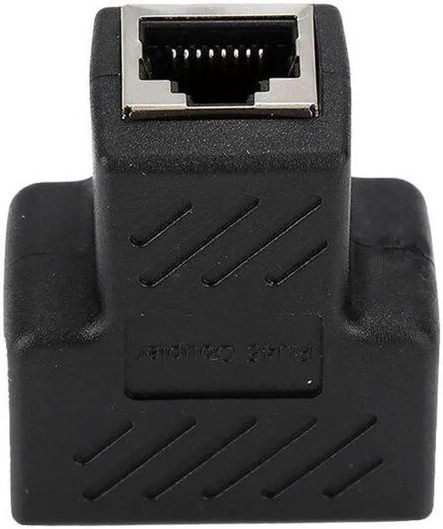Alt view image 4 of 5 - 1 To 2 Ways LAN Ethernet Network Cable RJ45 Female Splitter Connector Adapter for Laptop Docking Stations Sata To Usb