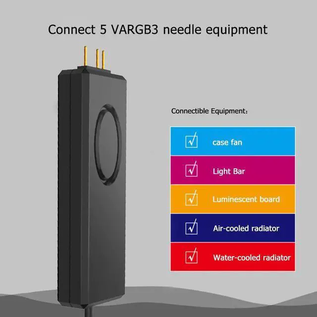 Main image of SATA Power Supply 5V 3Pin AURA RGB ARGB Controller Cable For Computer PC Case LED Stripe Fans Water Cooling Accessories