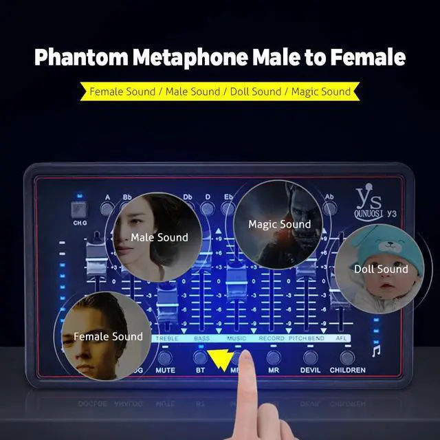 Alt view image 2 of 5 - Sound Card For bm 800 Studio Microphone Audio Interface Sound Card For Computer Live Broadcast Recording Singing