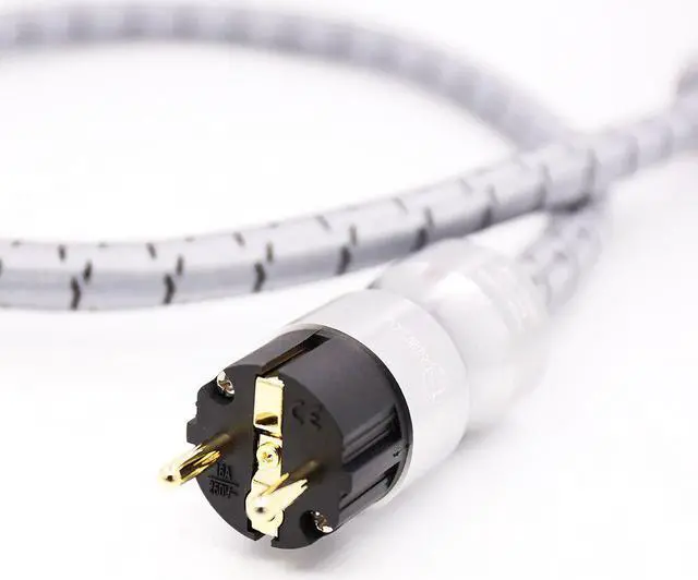 Alt view image 3 of 5 - Krell HIFi Power Cable CRYO-156 US AC Power Cord Power Cable Schuko Audio CD Amplifier AMP US power cables EU US Plug Cable