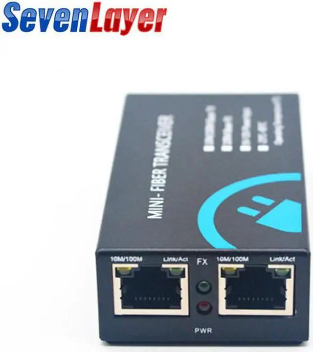Alt view image 3 of 5 - Converter 2 RJ45 1 SC 10/100M Fast Ethernet Switch Converter 20KM Ethernet mini Fiber Optical Single Mode fiber Port