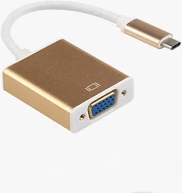 Alt view image 5 of 5 - to VGA Adapter USB 3.1 Type C Male to Female VGA Converter Cable 1080P FHD for Macbook 12 inch Chromebook Pixel Lumia 950XL