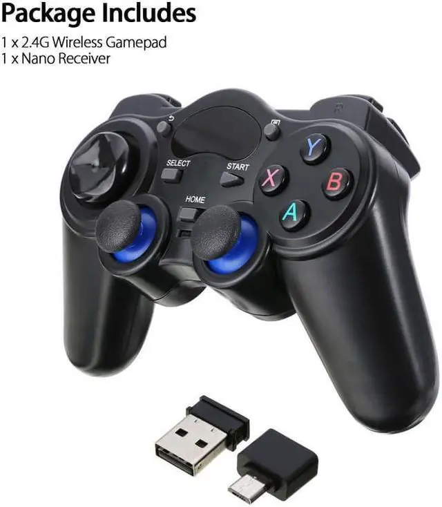 Alt view image 5 of 5 - 2.4G Wireless Controller Gaming Gamepad Joystick For Android Tablet Phone PC TV Joypad With Nano Receiver In Stock Hot