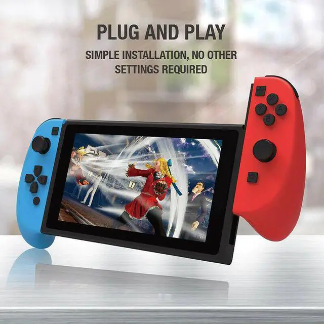 Alt view image 3 of 5 - 2pcs/set Game Controller Handle For Nintendo Switch Host Joy-Con Gamepad Console Joypad Gamepad Video Game USB Joystick Control