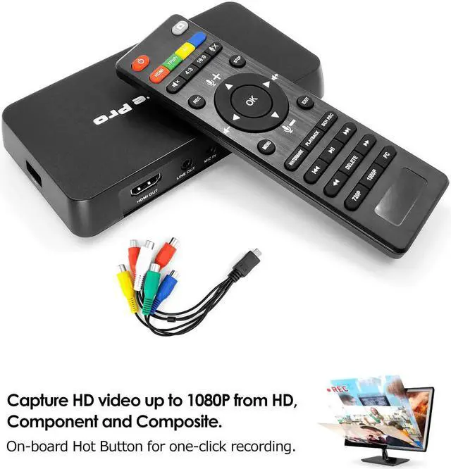 Alt view image 2 of 5 - 295 1080P HD Video Game Capture OBS Live  Recorder USB 2.0 Playback Capture Cards For Xbox 360 Xbox One PS4 Set-Top Box
