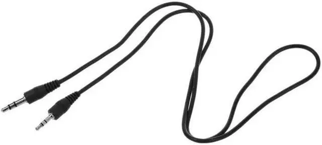 Alt view image 2 of 5 - 2.5mm Male to 3.5mm Male black o Adapter Cable  55cm