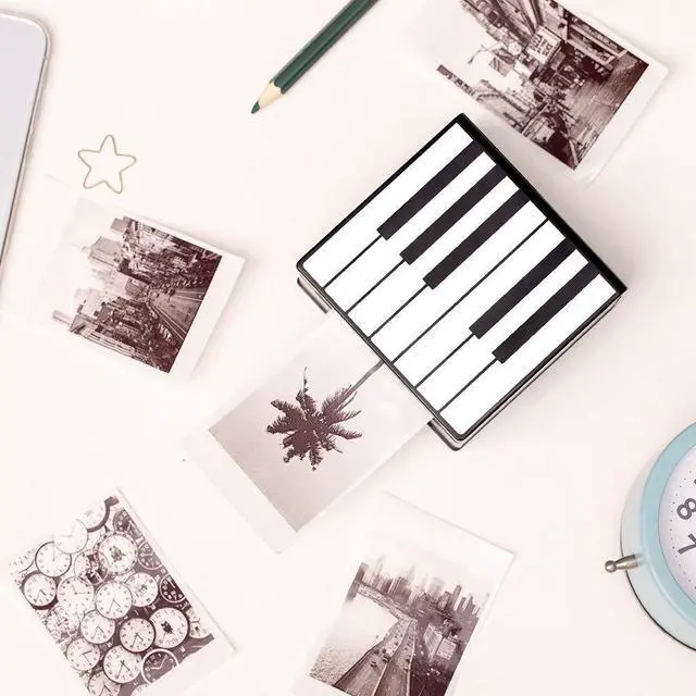 Alt view image 4 of 5 - Thermal Paper Printable Sticker Self Adhesive Photo Paper Roll for M02/M02S/M02Pro Mini Portable Printer