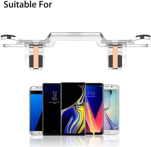 Alt view image 5 of 5 - Gamepad PUBG Mobile Phone Game Trigger Fire Button Handle For Shooter Controller Support Most touch screen devices gamepad