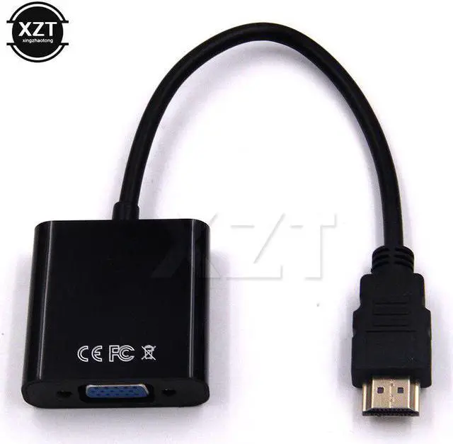 Alt view image 4 of 5 - to vga For PC HDTV Display Projector 1080P for  connector Adapter Audio +MINI  Micro  for  connector cable