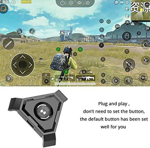 Alt view image 2 of 5 - Mobile Bluetooth 4.1 Android Controller Mobile Controller Gaming Keyboard Mouse Converter For IOS for iPad