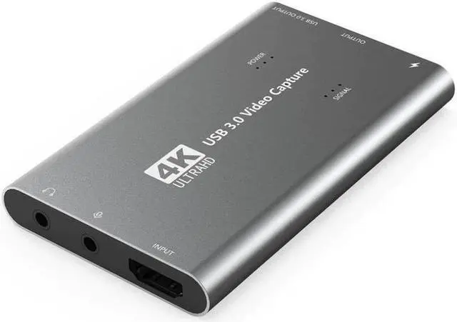 Alt view image 3 of 5 - Streaming Conference Game Computer Plug And Play Grabber Video Capture Card Portable USB 3.0 Hdmi Loop Out 4K 1080P 60Hz