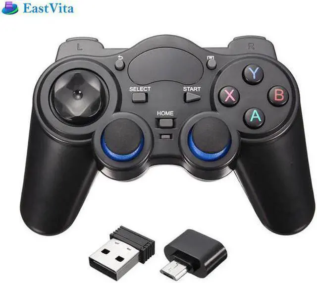Main image of 2.4G Hz Wireless Game Controller Gamepad Game Control Joystick with USB RF Receiver for micro USB Android TV Tablet r29