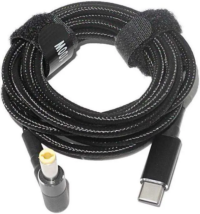 Alt view image 2 of 4 - 1.8m 100W USB Type C to 5.5x2.5mm Male Plug Converter USB C PD Charger DC Charging Cable Cord for Asus Lenovo Toshiba Laptop