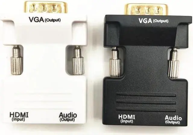 Alt view image 3 of 5 - 1080P HDMI to VGA Cable Adapter Digital To Analog Audio Video Converter Cable for PC Laptop TV Box Projector