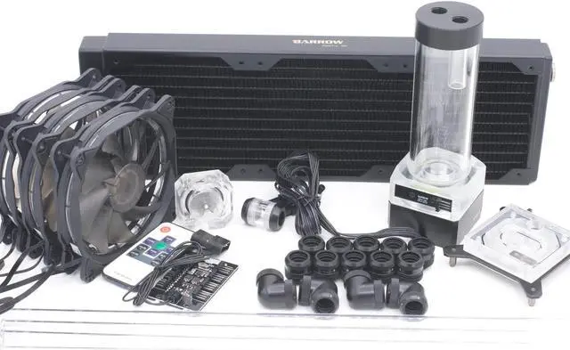 Main image of Water Cooling Kit for CPU Rigid Tube  AMD 360mm Copper Radiator