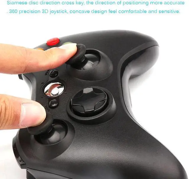 Alt view image 3 of 5 - USB Wired Controller Gamepad 360 precision 3D Joystick LED Indicator Double Vibration USB Computer Game Controller