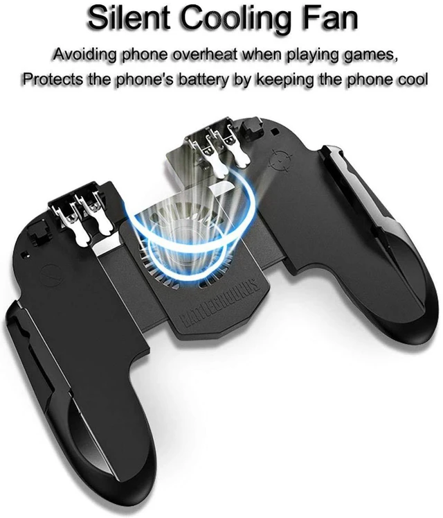 6 Finger All-in-One Mobile Game Controller Fire Key Button for PUBG ...