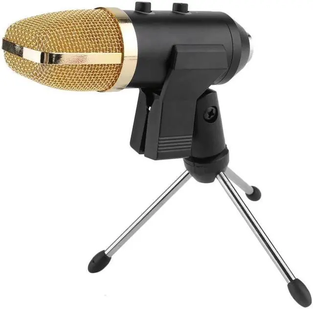 Alt view image 3 of 5 - 5Pcs/Set Condenser Sound Recording Mic Speaking Speech Microphone Independent Audio Card  Microphone With Tripod MK-F100TL