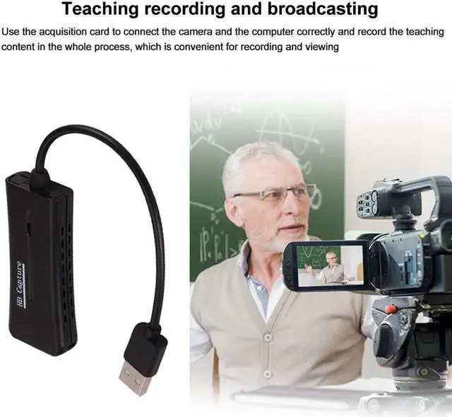 Alt view image 2 of 5 - 4K Live Streaming PC USB 2.0 Gaming Drive Free Webcasting Video Card Device Grabber Box 1080P 30fps