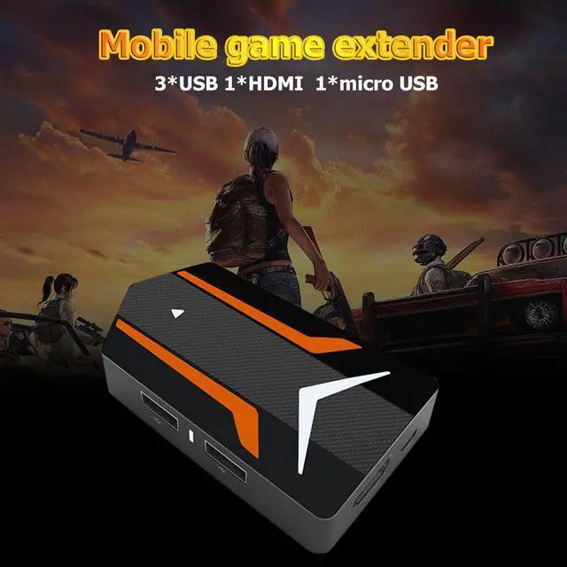 Alt view image 3 of 5 - Mouse Converter For PUBG Mobile Mouse Converter USB to 4K Hub Controller Gamepad Adapter for iOS Android