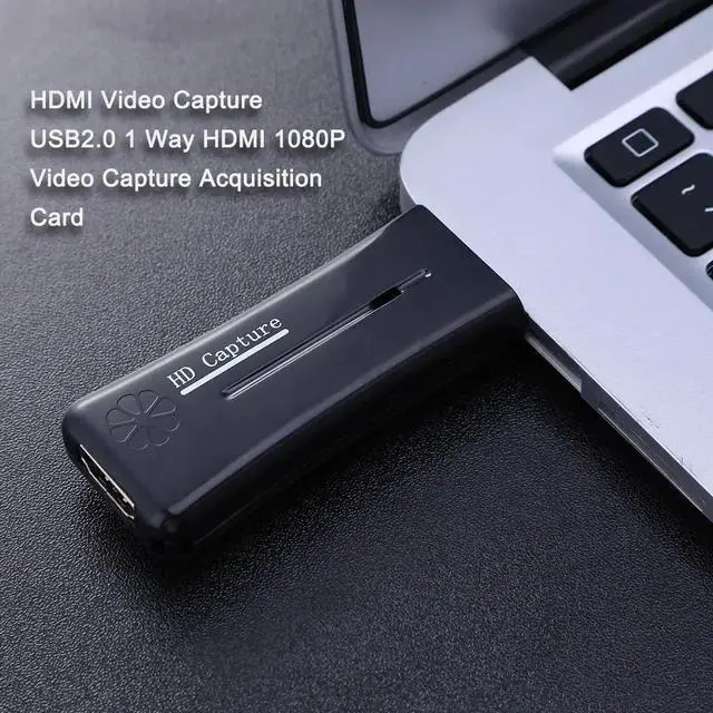 Alt view image 2 of 5 - HDMI Video Capture Card USB 2.0 1080P Mini Acquisition Card HDMI 1 Way to USB Video Grabber Record Box for Recording