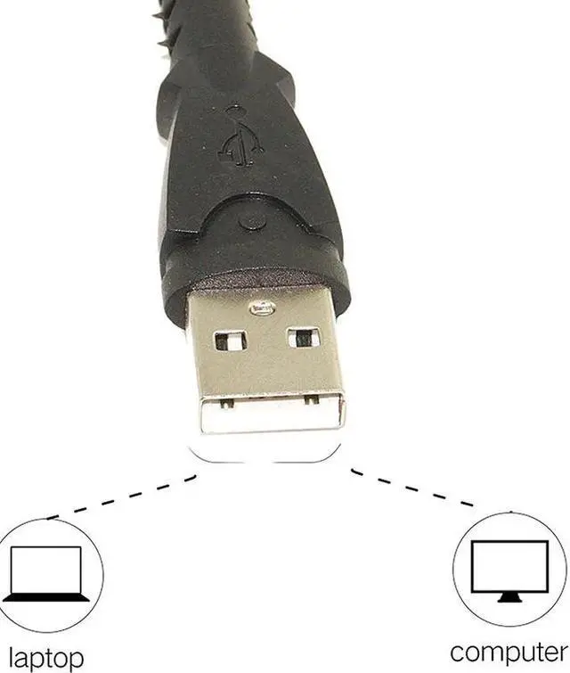 Alt view image 4 of 5 - External 7.1 Sound Card Adapter  to Headset and Microphone 3.5mm Audio Jack Antimagnetic For Laptop Computer PC