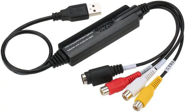 Alt view image 2 of 5 - Video Audio Capture Grabber Recorder Adapter Card for MAC OS 10.4 - 10.12 Camcorder VHS Tape VCR DVD TV Video Capture Card
