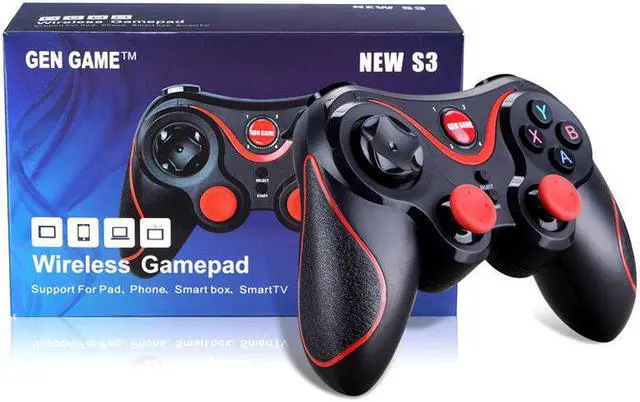 Alt view image 3 of 5 - Joystick Bluetooth Gamepad for iPhone Android Game Controller Bluetooth BT3.0 Joystick For PS3 PC Tablet TV Box Holder