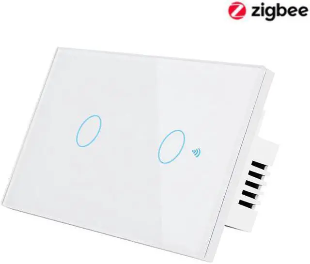 Alt view image 3 of 5 - smart touch switch network connection APP control US standard 1\2\3gang AC110V 220V wall sticker light switch interrupter