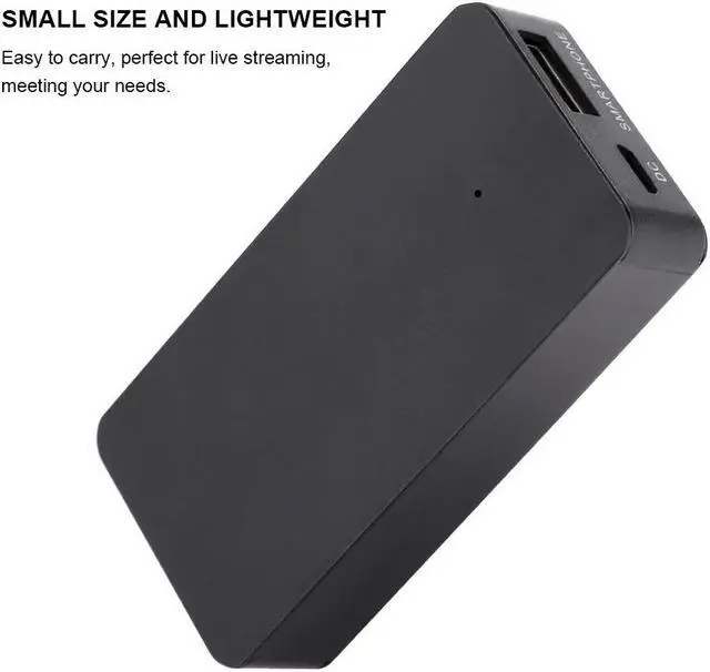 Alt view image 4 of 5 - HDMI HD Video Capture Card Box For Mobile Phone Live Streaming Gaming Black Capture Card