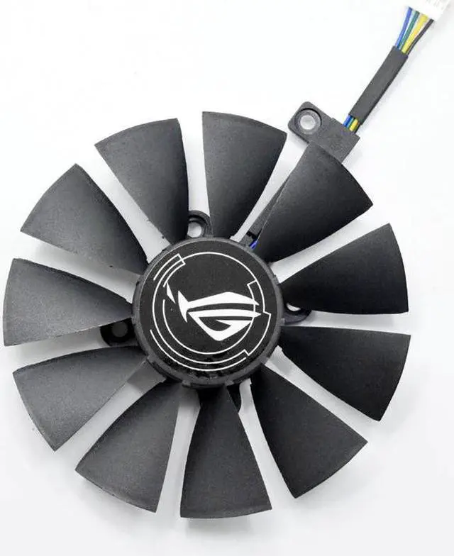 Alt view image 2 of 5 - For  Strix GTX 1060 OC 1070 1080 GTX 1080Ti RX 480 T129215SU 87MM Graphics Card Cooler Fan