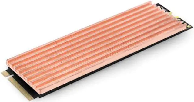 Alt view image 2 of 5 - Copper Heatsink Cooler Heat Sink Thermal Conductive Adhesive for M.2 2280 PCI-E NVME SSD 2/3/4mm