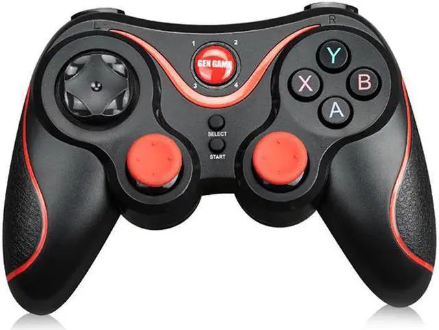Main image of Bluetooth Gamepad for Android Wireless Joystick Gaming Controller Black for Android Smartphone Android Tv Box