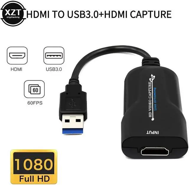 Main image of 3.0 HDMI Game Video Capture Card 1080P 60fps video Reliable streaming Adapter For PS4 Live Broadcasts Video Recording laptop