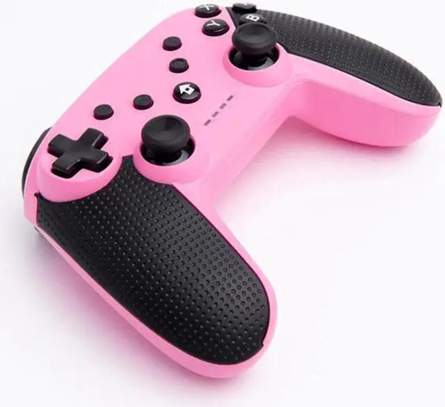 Alt view image 4 of 5 - Game Joystick Bluetooth Gamepad for Nintendo Switch Lite Pro Controller PC Steam(Pink+ Black)