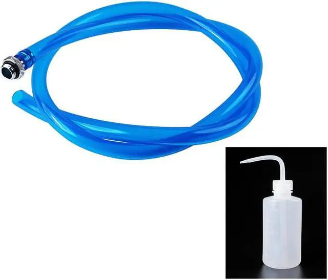 Alt view image 5 of 5 - Water Cooled Fluid ,Drain Away Liquid Tools 250ML/500ML Bottle 10x13mm PVC Hose Tube With Pagoda Connector Fittings