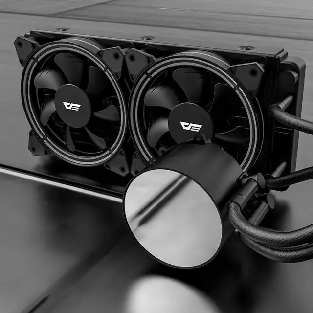 Alt view image 2 of 5 - TR240 PC CPU Cooler Water Cooling Cooler 120mm Fan Rgb Fan 12V Mirror Pump Aura Sync Water Cooler CPU LGA 115X/2011/AM4