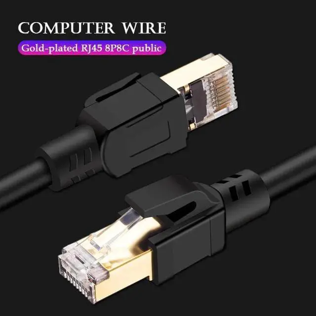 Alt view image 5 of 5 - Ethernet Network RJ45 Cable 12m/15m/20m/25m/30m For Router Laptop Switch Printer Smart TV