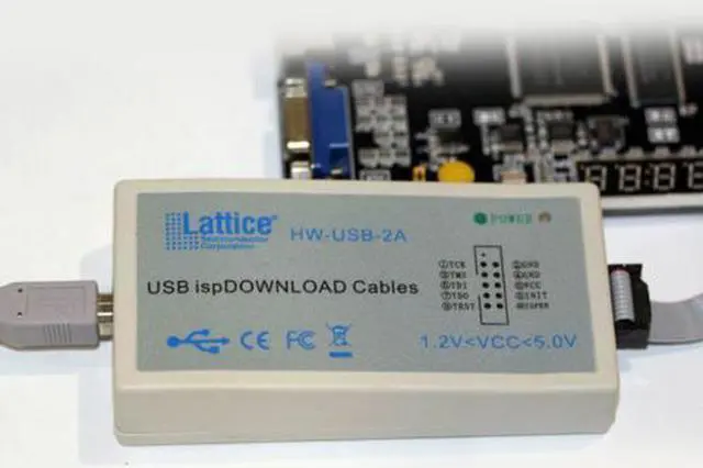 Alt view image 3 of 4 - Download Cable Jtag SPI Programmer For LATTICE FPGA CPLD HW-N-2A Tools