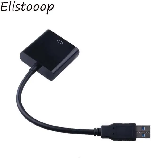 Alt view image 2 of 5 - 1080P USB 3.0 to VGA Multi-Display Video Graphic External Cable Adapter Wire for laptop DVD PC Monitor Projector HDTV