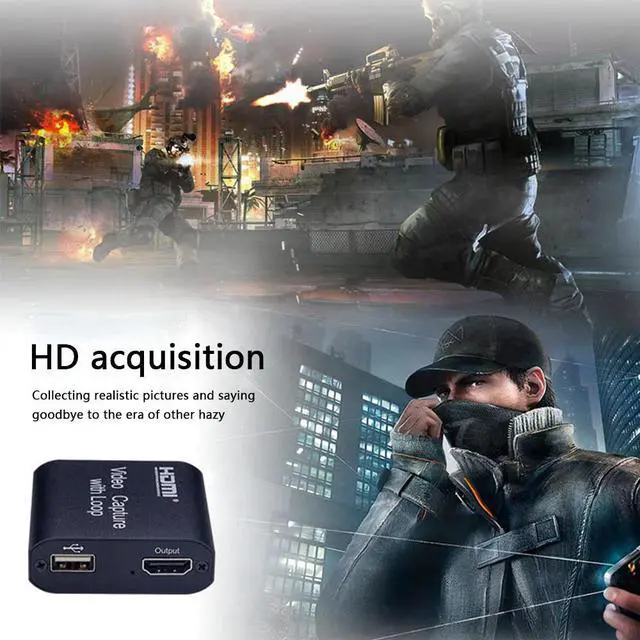 Alt view image 2 of 5 - 1080P Video capture Card with loop output to 2.0 Video capture Device for Game Streaming Live Stream Broadcast