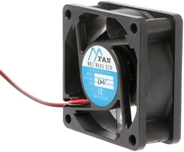 Alt view image 3 of 5 - 60mm×60mm×25mm DC 12V 24V 2-Pin Cooler Brushless PC CPU Case Cooling Fan 6025 WXTA