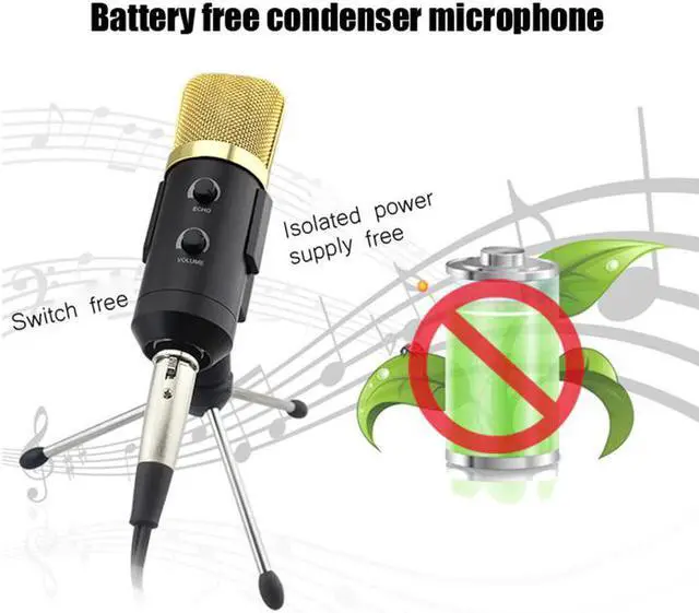 Main image of BM - 100FX USB Condenser Sound Recording Microphone with Braodcasting