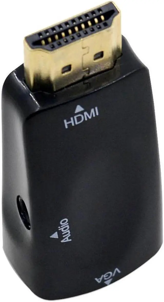 Alt view image 4 of 5 - HD 1080P HDMI to VGA Converter Adapter with 3.5mm Audio Cable HDMI2VGA For PC Tablet Laptop Desktop to HDTV Monitor