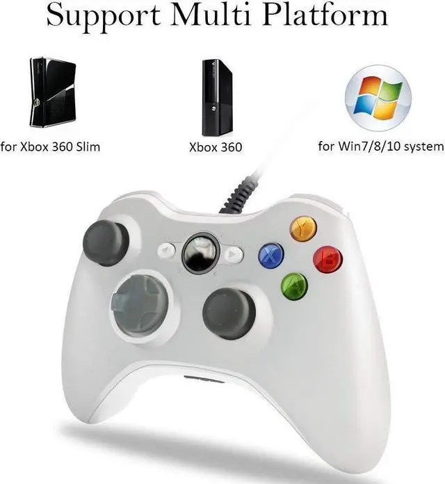 Main image of For Xbox 360 Microsoft USB Wired Controller PC Cellphone Joypad Gamepad Console Wired For XBOX360 Game Joystick