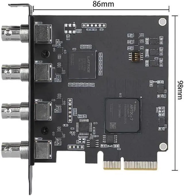 Alt view image 5 of 5 - DeckLink Duo 2 4ch SDI Playback and Capture Card pcie 4ch video capture 3G SDI quad 2K capture card