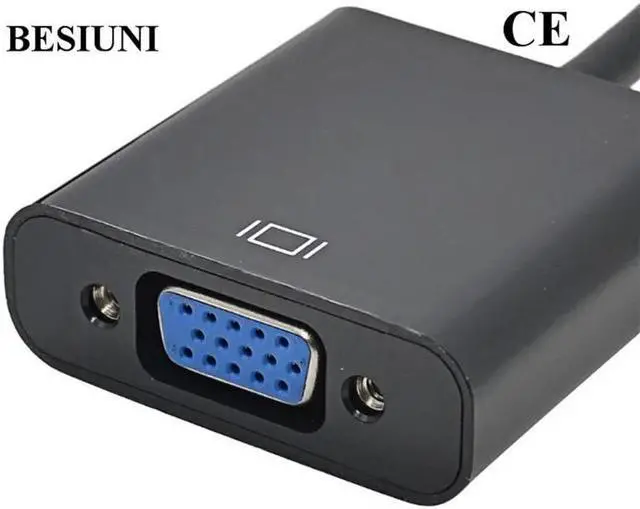 Alt view image 2 of 4 - DisplayPort DP To VGA Adapter Cable Professional For  MacBook Air Pro iMac Mac Mini Thunderbolt