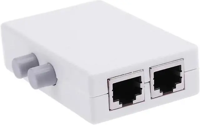 Alt view image 4 of 5 - To Operate Ethernet 2 Port Mini Practical Home And Office Destop Low Cost Network Switch Silent Modern RJ45 Plug And Play