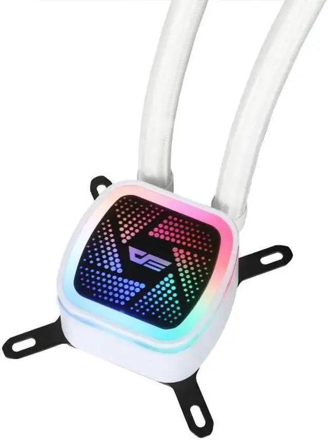 Alt view image 4 of 5 - ARGB water cooling CPU cooler 120 240 360 pc computer rgb fan integrated water Cooler For LGA 775/115x/AM2/AM3/AM4